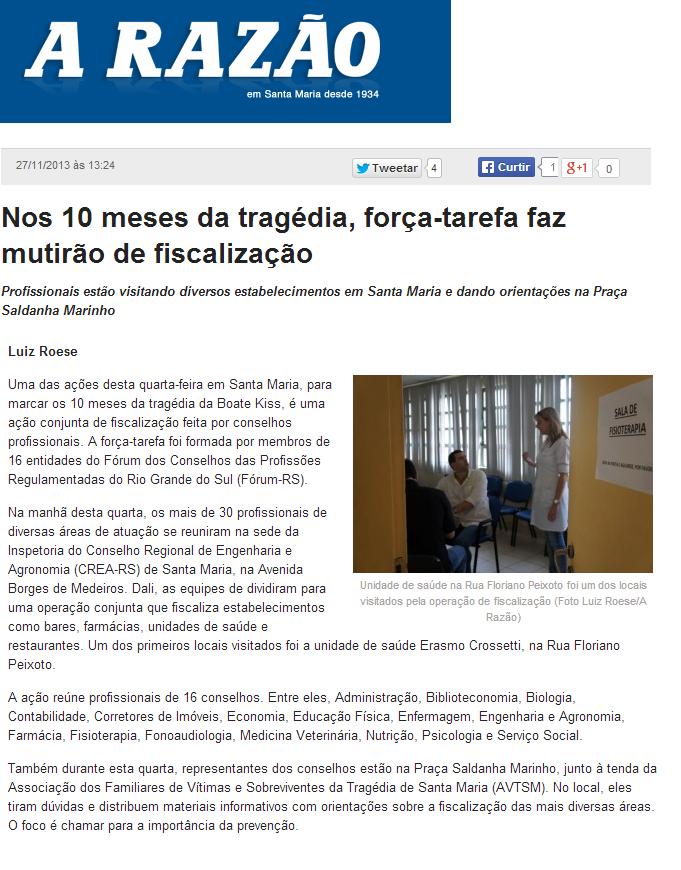 Nos 10 meses da tragédia, força-tarefa faz mutirão de fiscalização